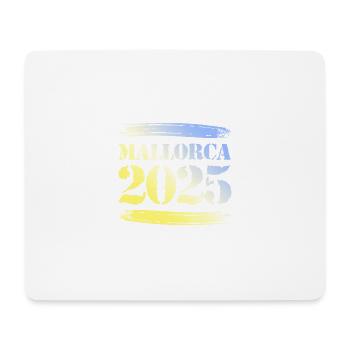 Mallorca 2025 - Mousepad (Querformat) - Weiß - Vorne