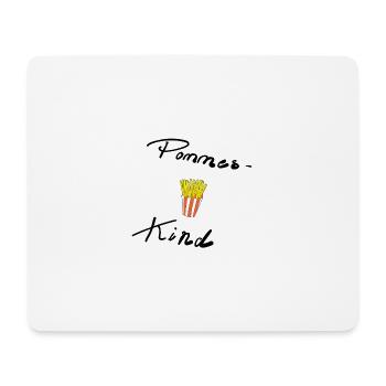 Enfant frites - Tapis de souris (format paysage) - blanc - Devant
