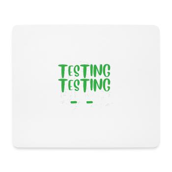 Funny Test Day Exam Teacher Student School - Mousepad (Querformat) - Weiß - Vorne