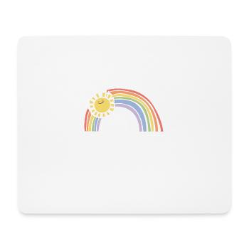 LGBTQ Trans Gay Pride Is It Gay Here Proud Ally - Mouse Pad (horizontal) - white - Front
