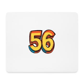 56 Number Comic - Mouse Pad (horizontal) - white - Front