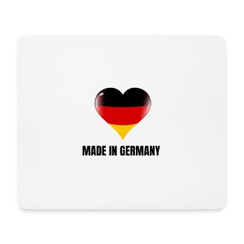 "Made in Germany" - Mousepad (Querformat) - Weiß - Vorne