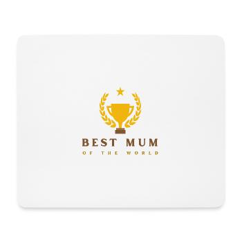 Best Mum - Mousepad (Querformat) - Weiß - Vorne