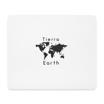 Erde-Erde - Mousepad (Querformat) - Weiß - Vorne