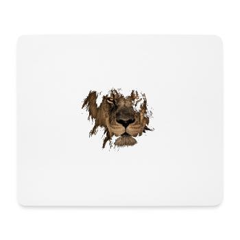 Designs de Lion, Signes du Zodiaque, Lion - Tapis de souris (format paysage) - blanc - Devant