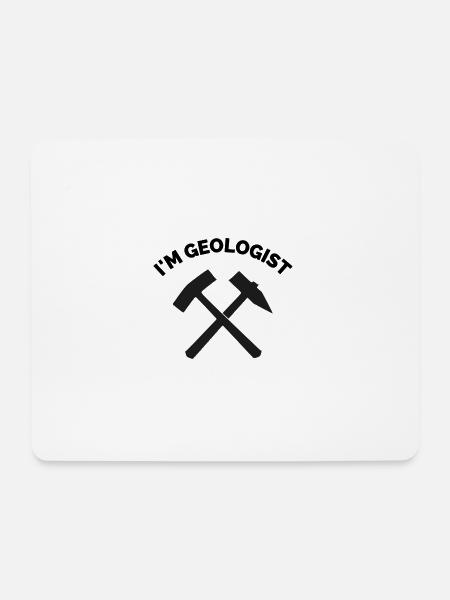 ICH BIN GEOLOGE - Mousepad (Querformat) - Weiß