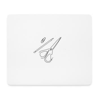 Bastelliebe - Mousepad (Querformat) - Weiß - Vorne