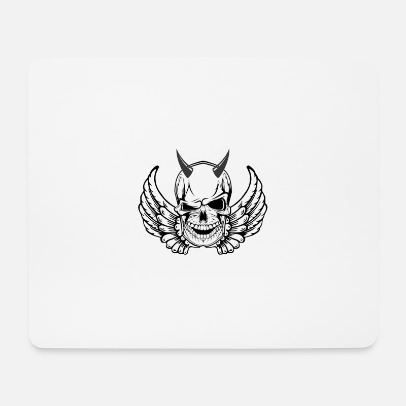 Himmel und Hölle - Mousepad (Querformat) - Weiß
