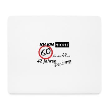 60-Sekunden Timer Design - Mousepad (Querformat) - Weiß - Vorne
