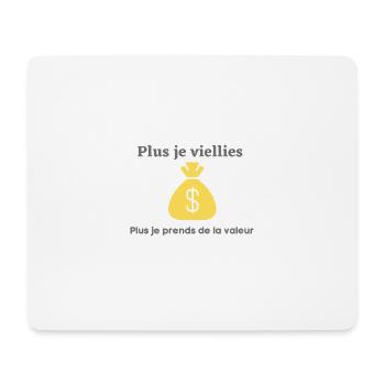t-shirt original - Tapis de souris (format paysage) - blanc - Devant