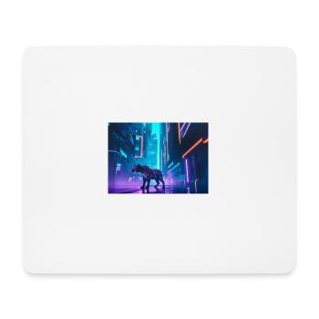 Geometric Tiger - Mouse Pad (horizontal) - white - Front