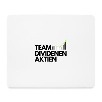 TEAM DIVIDENEN AKTIEN - Mousepad (Querformat) - Weiß - Vorne