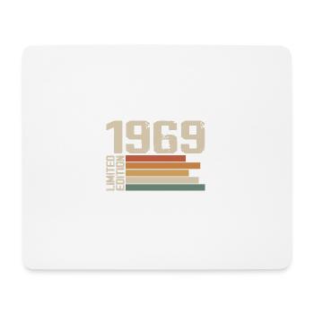 1969 Vintage - Retro 1969 Cadeau Anniversaire 1969 - Tapis de souris (format paysage) - blanc - Devant