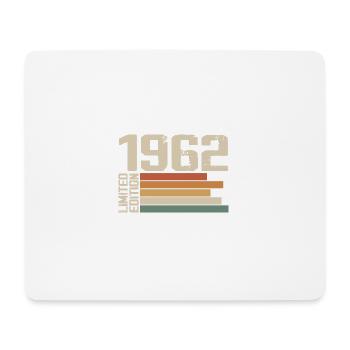 1962 Vintage - Retro 1962 Cadeau Anniversaire 1962 - Tapis de souris (format paysage) - blanc - Devant
