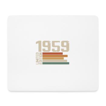 1959 Vintage - Retro 1959 Geburtstagsgeschenk 1959 - Mousepad (Querformat) - Weiß - Vorne