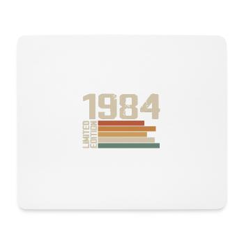 1984 Vintage - Retro 1984 Geburtstagsgeschenk 1984 - Mousepad (Querformat) - Weiß - Vorne