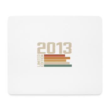 2013 Jahrgang - Retro 2013 Jubiläumsgeschenk 2013 - Mousepad (Querformat) - Weiß - Vorne
