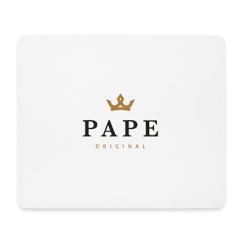 Pape Original Logo de la famille - Tapis de souris (format paysage) - blanc - Devant