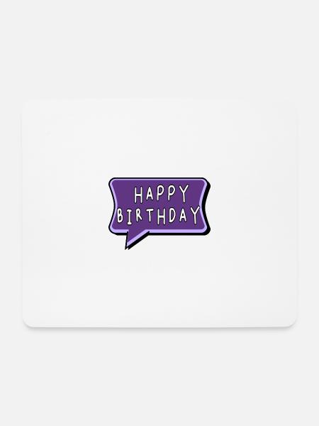ALLES GUTE ZUM GEBURTSTAG. ALLES GUTE ZUM GEBURTSTAG. GEBURTSTAG. - Mousepad (Querformat) - Weiß