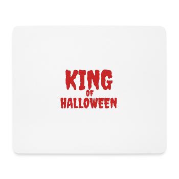 King of Halloween Spooky Font Design - Mouse Pad (horizontal) - white - Front