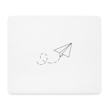 PAPIERFLIEGER - Mousepad (Querformat) - Weiß - Vorne