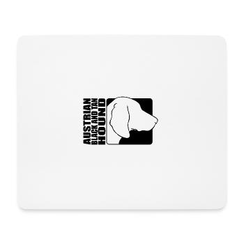 Austrian Black and Tan Hound Profil Hunde Wilsigns - Mousepad (Querformat) - Weiß - Vorne