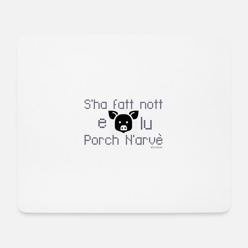 Porco returns home - Mouse Pad (horizontal) - white