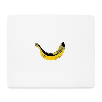Banane - Mousepad (Querformat) - Weiß - Vorne