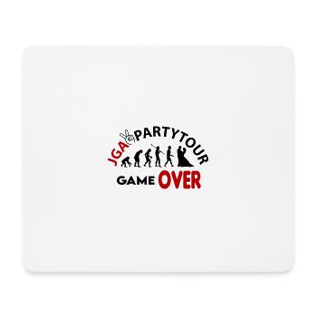 JGA Partytour Game Over Evolution Lustig Brautpaar - Mousepad (Querformat) - Weiß - Vorne