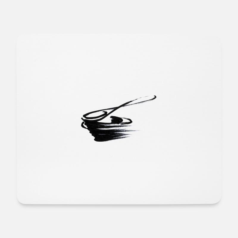 spooncup01 - Mouse Pad (horizontal) - white