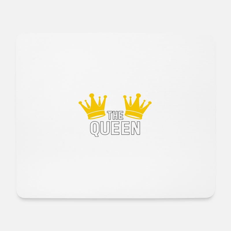 Königin - Mousepad (Querformat) - Weiß