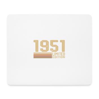 Jahrgang 1951 Geburtstag - Geschenk 1951 Jahrgang 1951 - Mousepad (Querformat) - Weiß - Vorne