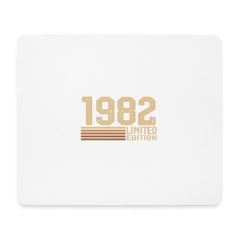 Né en 1982 anniversaire - Cadeau 1982 Vintage 1982 - Tapis de souris (format paysage) - blanc - Devant