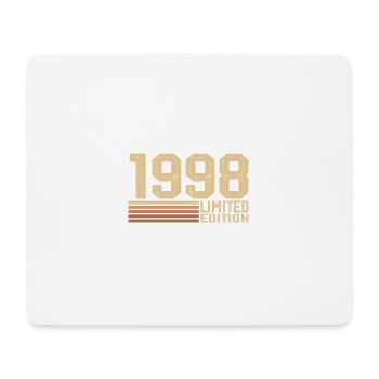 Born in 1998 Birthday - Gift 1998 Vintage 1998 - Mouse Pad (horizontal) - white - Front