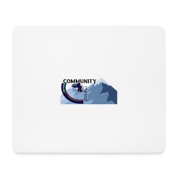 monocycle de descente - Tapis de souris (format paysage) - blanc - Devant