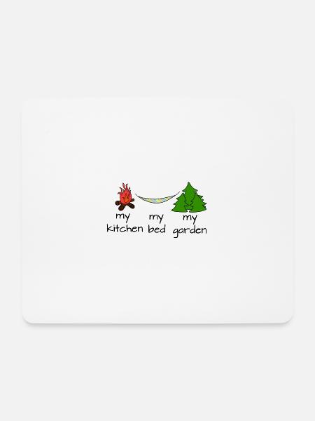 Outdoor - Mousepad (Querformat) - Weiß