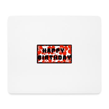 ALLES GUTE ZUM GEBURTSTAG. ALLES GUTE ZUM GEBURTSTAG. JAHRESTAG. - Mousepad (Querformat) - Weiß - Vorne