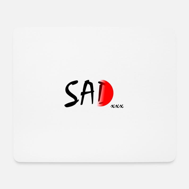 Sad - XXXTentacion - Mousepad (Querformat) - Weiß