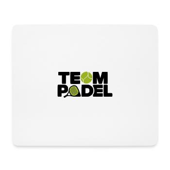 Team Padel 1 - Mousepad (Querformat) - Weiß - Vorne