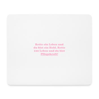 Pflegekraft - Mousepad (Querformat) - Weiß - Vorne