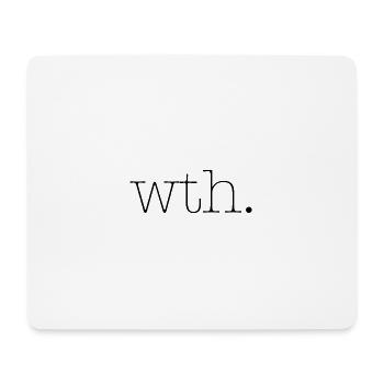 mit - Mousepad (Querformat) - Weiß - Vorne