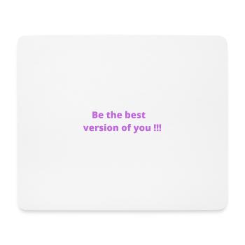 Be the best version of you - Tapis de souris (format paysage) - blanc - Devant