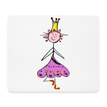 Yoga Princess - Mouse Pad (horizontal) - white - Front