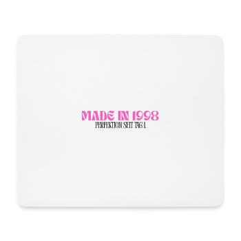 Made in 1998 - Perfection since day 1 - Mouse Pad (horizontal) - white - Front