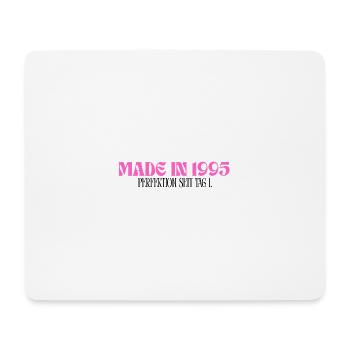 Made in 1995 - Perfektion seit Tag 1 - Mousepad (Querformat) - Weiß - Vorne