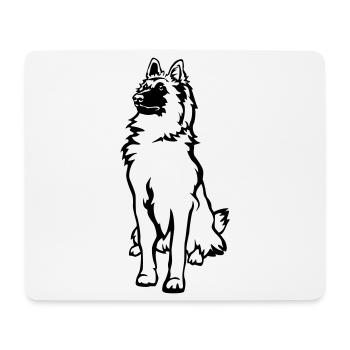 Tervuren - Mouse Pad (horizontal) - white - Front