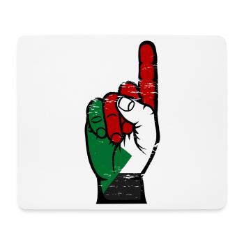 Sudan flag number 1 used - Mouse Pad (horizontal) - white - Front