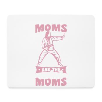Karate Mother - Tapis de souris (format paysage) - blanc - Devant