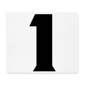 1 - Mousepad (Querformat) - Weiß - Vorne