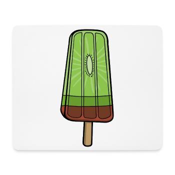 Lime Sunrise Kiwi Frozen pop - Tapis de souris (format paysage) - blanc - Devant